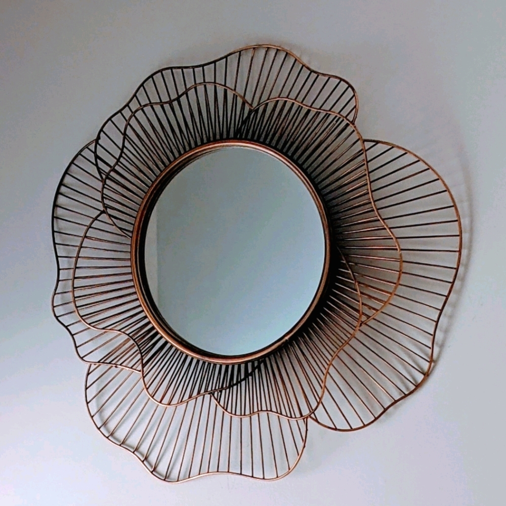 Floral Ripple Decorative Mirror